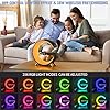 KDRL Bluetooth Speaker with Wireless Charger, RGB Lamp, Clock & App Control