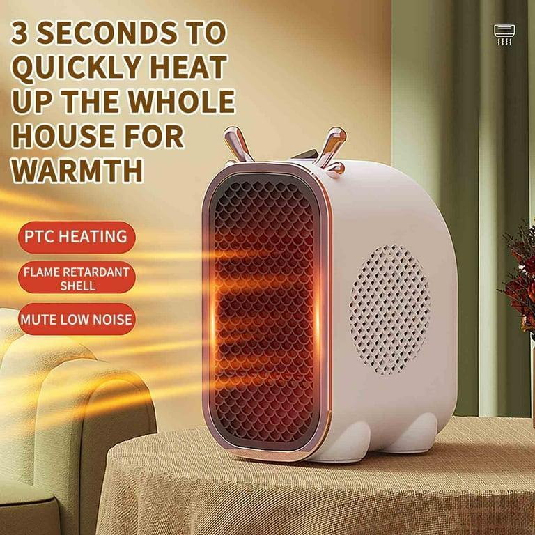 Compact 800W Portable Electric Space Heater for Quick, Efficient Heating