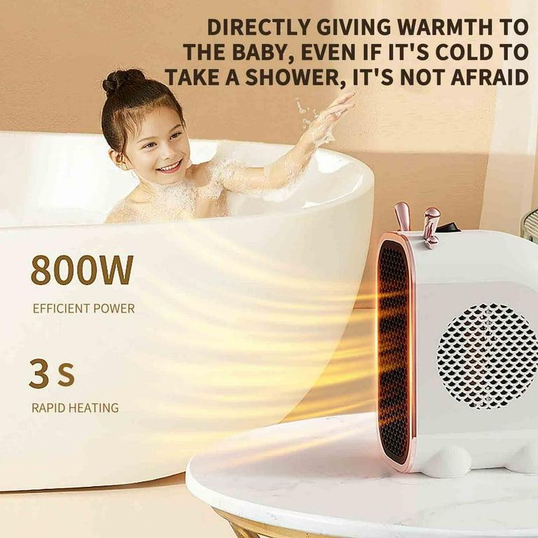 Compact 800W Portable Electric Space Heater for Quick, Efficient Heating