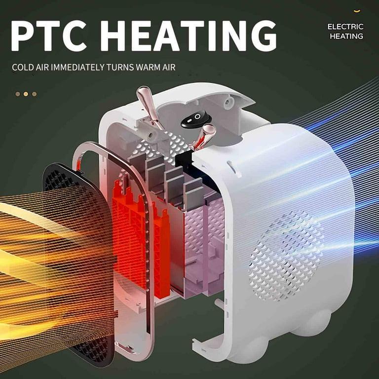 Compact 800W Portable Electric Space Heater for Quick, Efficient Heating