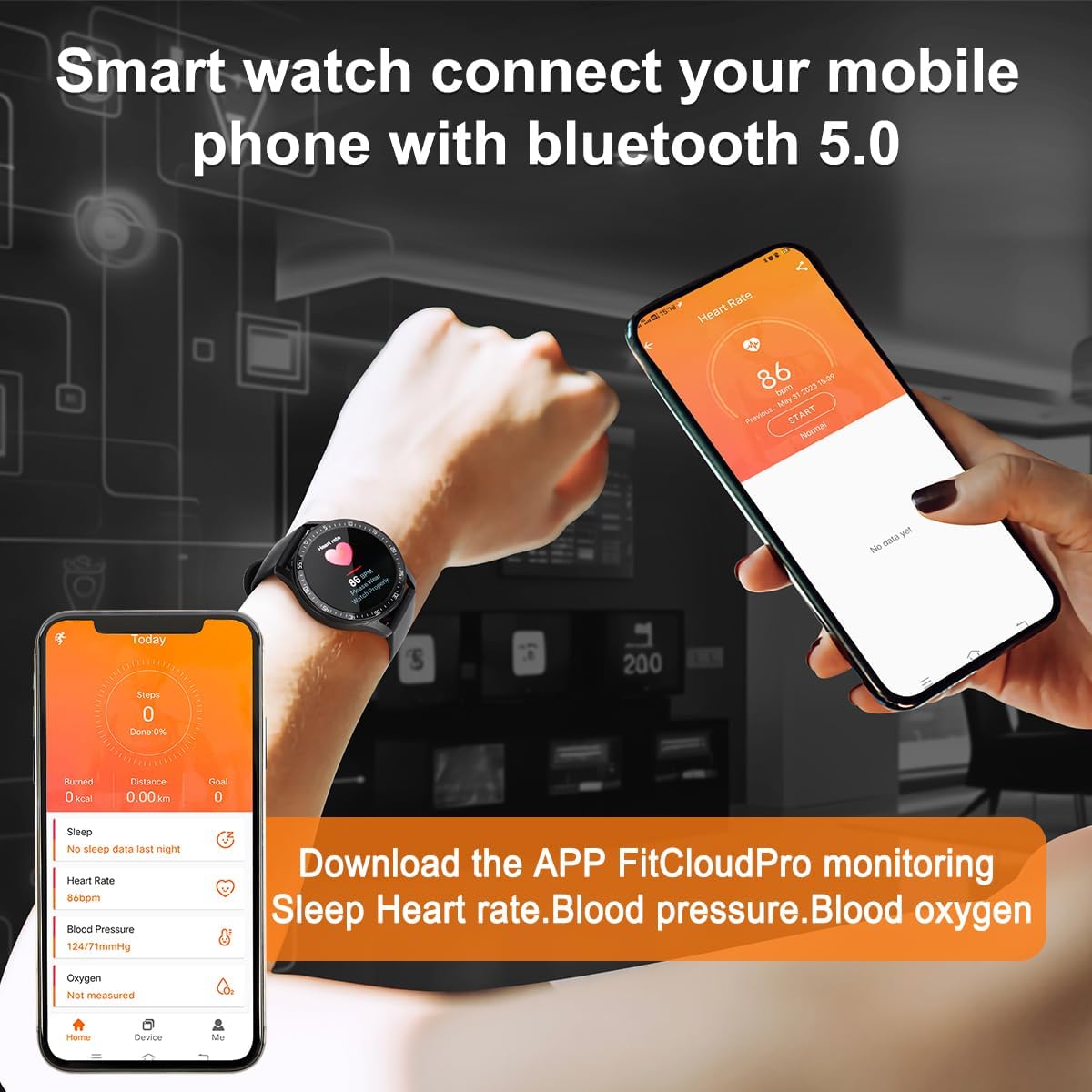 X7 Smart Watch with built-in earbuds, fitness tracking, heart rate, and sleep monitoring.